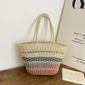 Woven Straw Tote Bag