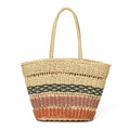 Woven Straw Tote Bag