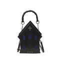 Gothic House Shape PU Crossbody Bag